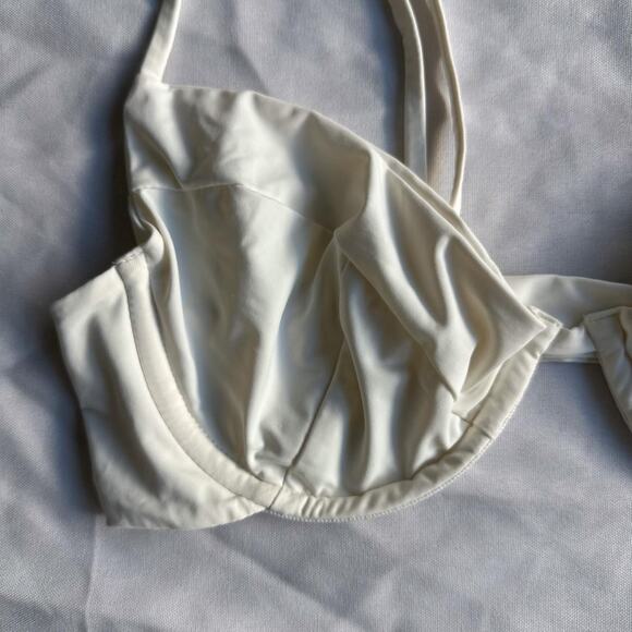 Myra Swim Jardin Bikini Top in Vanilla - Picture 2 of 6